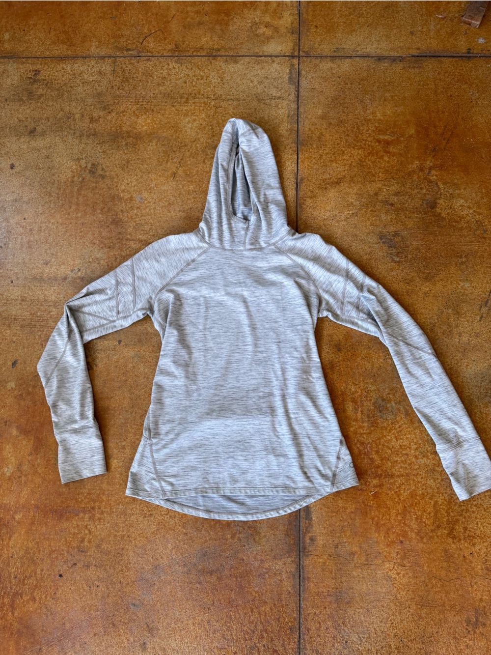 GAP Light Heather Gray Women's Hooded Pullover